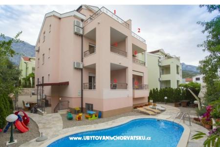 Apartmány Jelena i Bojka Baška Voda Chorvatsko