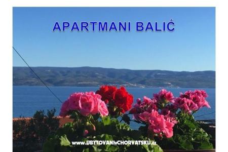 Apartmány Balić Omiš Chorvatsko