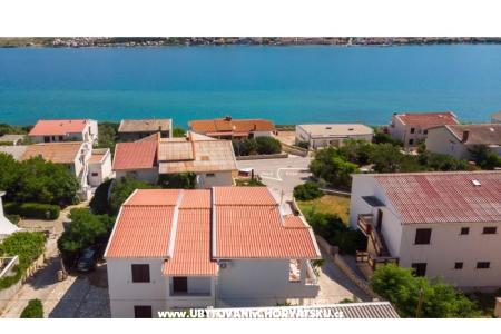 Apartmány Plaža ostrov Pag Chorvatsko