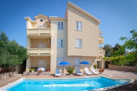 Apartmány Villa Ana ostrov Pag Chorvatsko