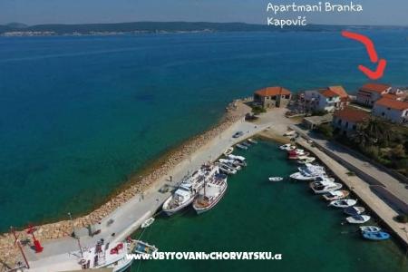 Apartmány Branka ostrov Pašman Chorvatsko