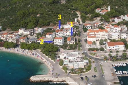 Apartmány Ševelj Tučepi Chorvatsko